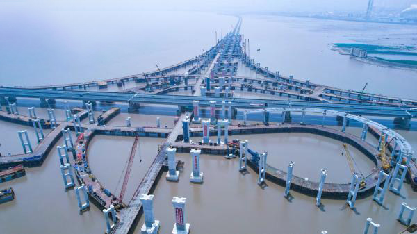 Ukończono ostatni palowy fundament węzła Binhai projektu I fazy Hangyong z wieloma liniami ningbo