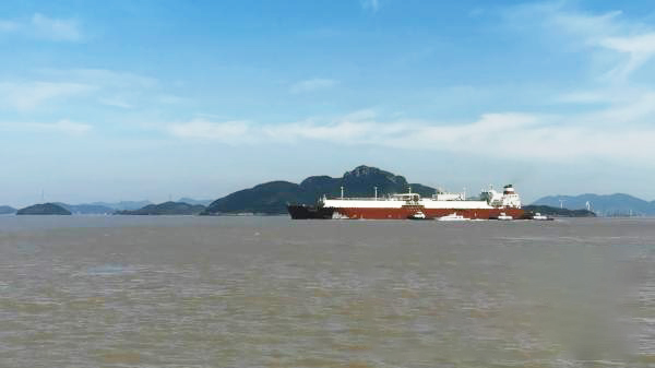 Ningbo otrzymało 50,9 miliarda metrów kwadratowych gazu ziemnego wraz z przybyciem swojego 500. statku LNG