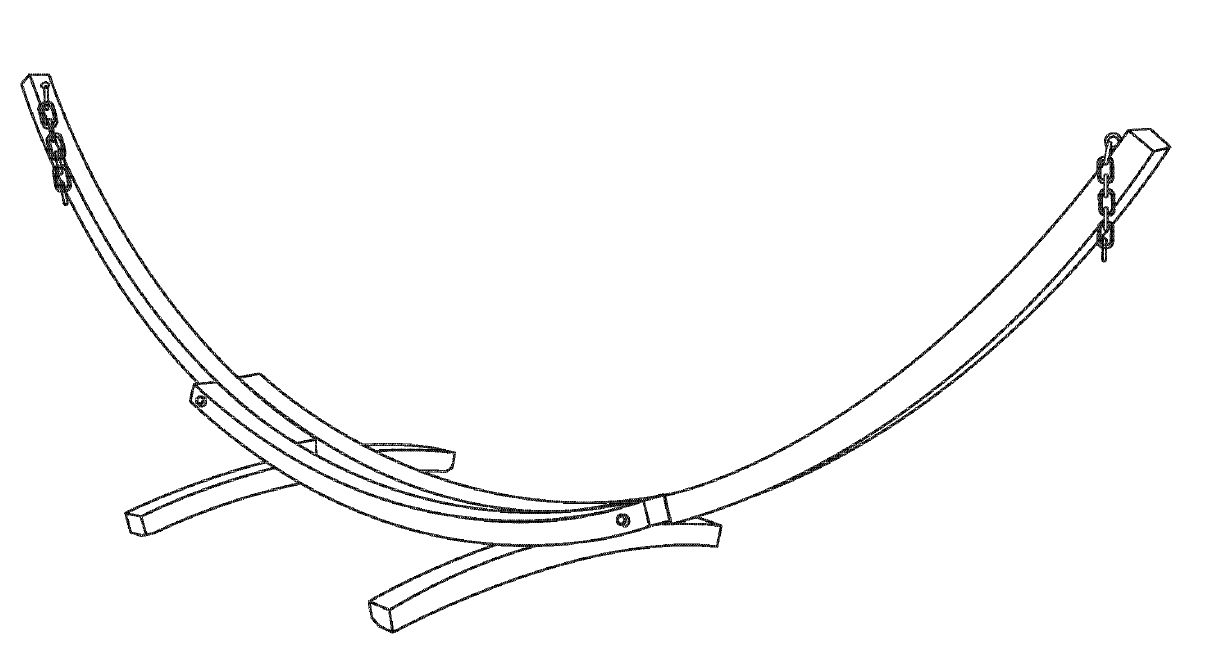 Instrukcja montażu stojaka hamakowego Wood Arc