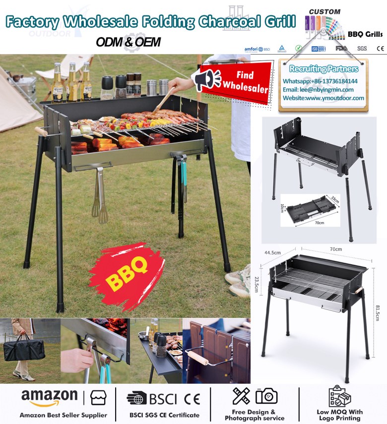 Bardzo ładny grill węglowy