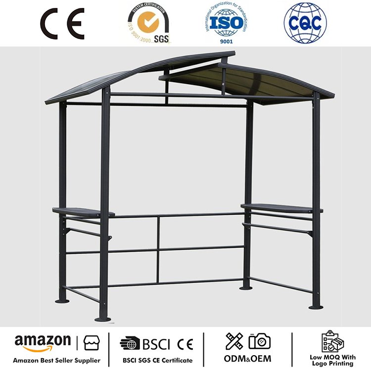 8' x 5' BBQ Patio Baldachim Hardtop Altana