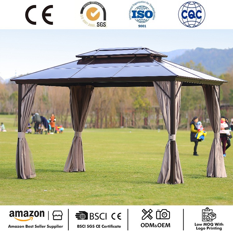 Hardtop Patio Gazebo na zewnątrz baldachim