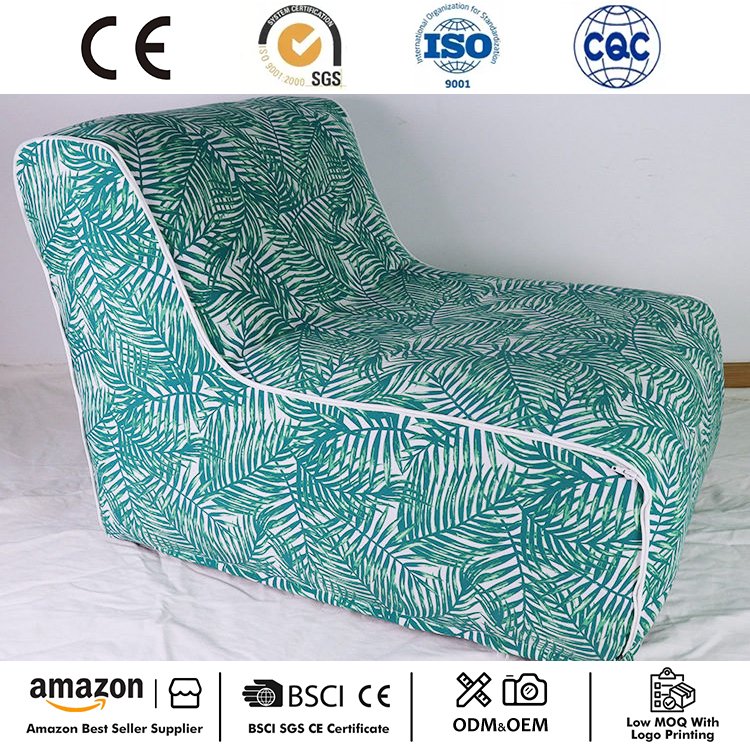 Zewnętrzna sofa z nadmuchiwaną poduszką powietrzną