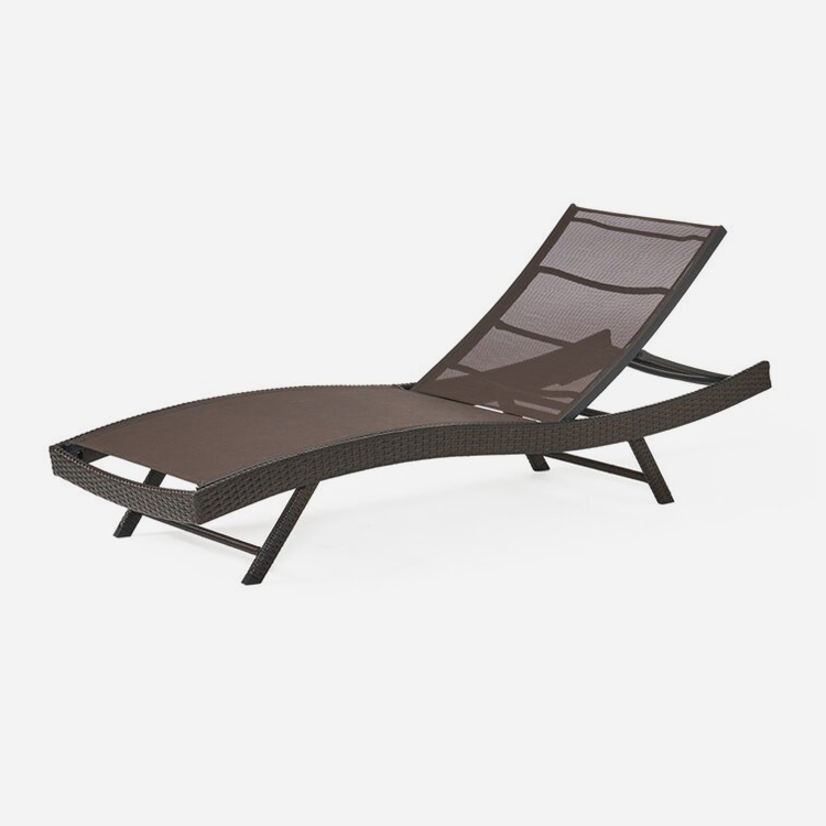 Regulowany na patio Rattan Rattan Rathing Frea