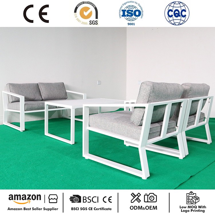 Najnowszy zestaw aluminiowych mebli tarasowych