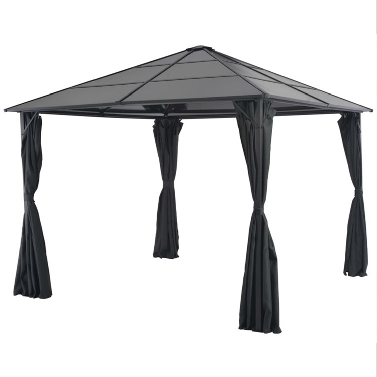 Altana Patio Z Zasłoną Aluminiową