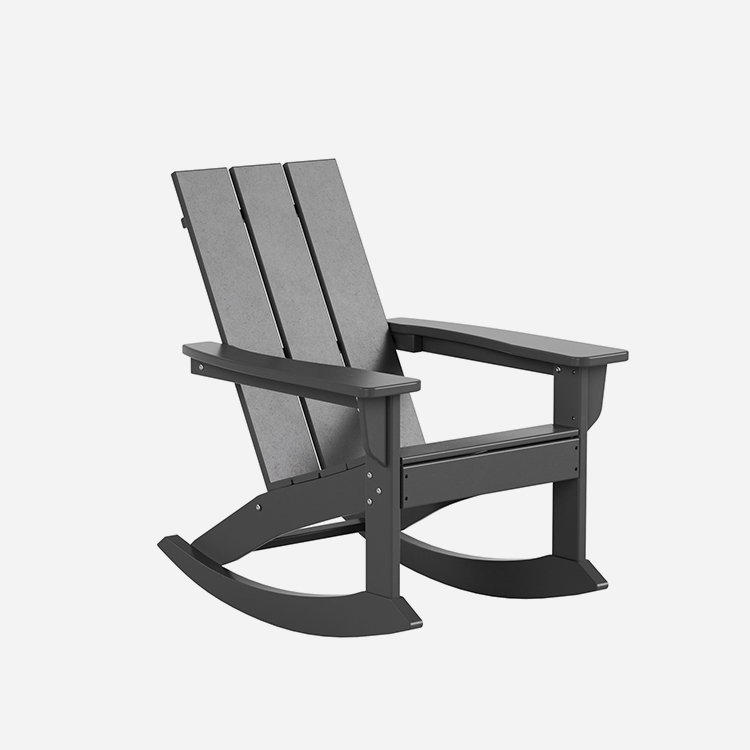 Nowoczesne plastikowe fotele bujane Adirondack